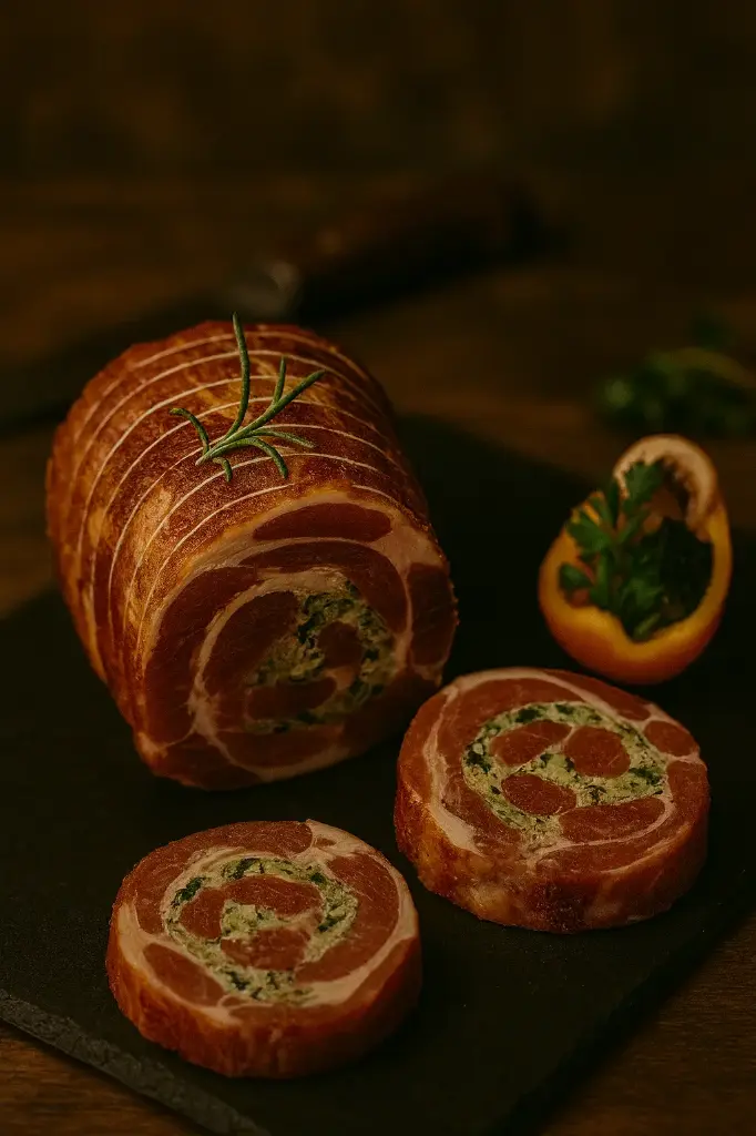 Échine de porc à l'ancienne