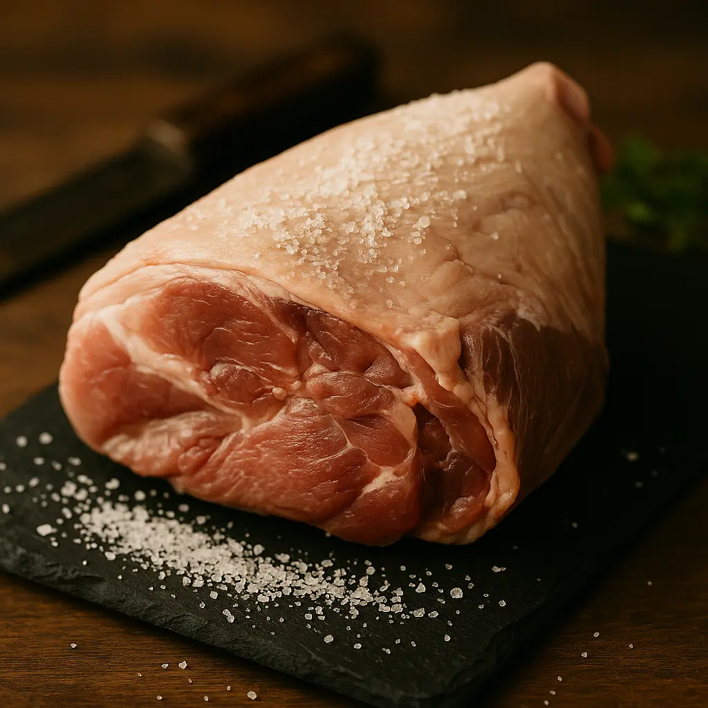 Palette de porc demi sel