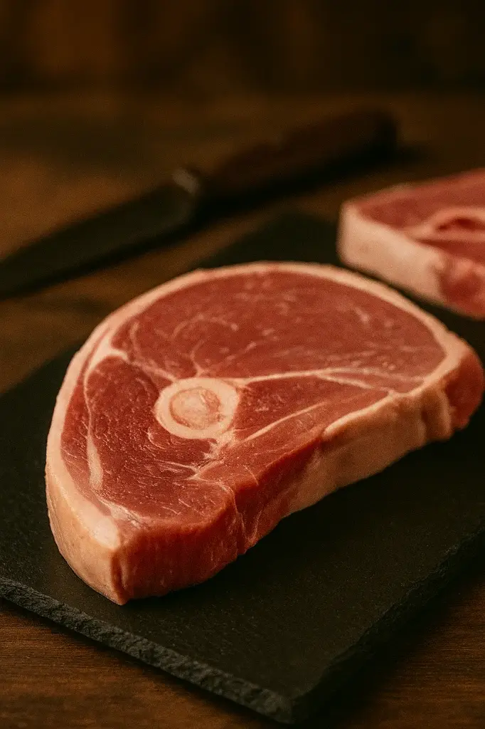 Tranche de gigot d'agneau